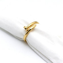 Real Gold Nail Plain Ring (Size 7) - Model GZJCT0851/3 R2602