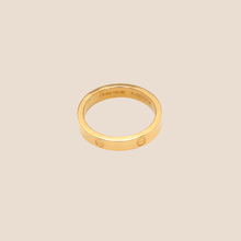 Real Gold GZCR Plain Ring 4 MM 0211/6 (SIZE 5) R1956