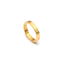 Real Gold GZCR Plain Ring 4 MM 0211/6 (SIZE 10.5) R2439