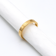 Real Gold Plain Ring 4 MM (Size 4) - Model GZJCT0211/6 R2606