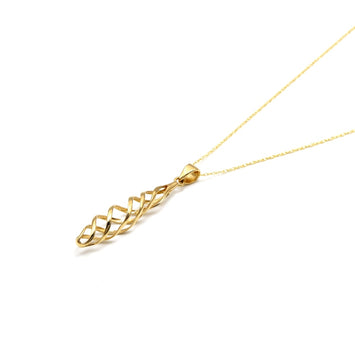 Real Gold Fine Spiral Necklace - Model 0308 CWP 2013