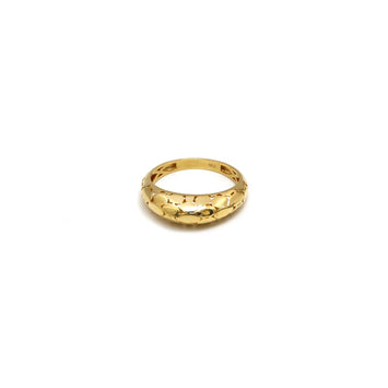 Real Gold Plain Snake Skin Ring 0255 (Size 9) R2634