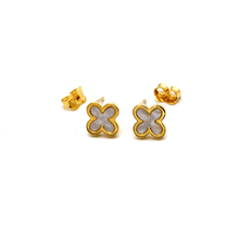 Real Gold Pearl Stud Earrings Set - Model GZJVN0533 E1915