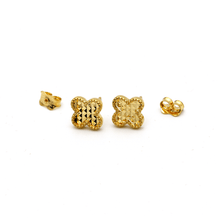 Real Gold Clover Glittering Earring Set - Model GZJVN3050 E1917