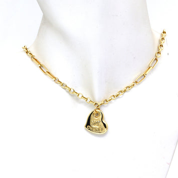 Real Gold GZCH Heart Necklace LVA1640 (40 CM) N1504