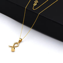 Real Gold Minimal Nail Charm Pendant 2255 CWP 2033