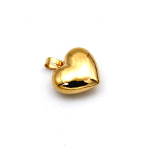 Real Gold 3D Plain Classic Heart Pendant 5281 P 2036