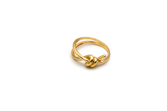 Real Gold Timeless Love Knot Ring 7730 (SIZE 5) R2888