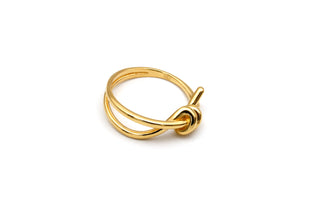 Real Gold Timeless Love Knot Ring 7730 (SIZE 5) R2888