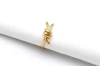 Real Gold Timeless Love Knot Ring 7730 (SIZE 5) R2888