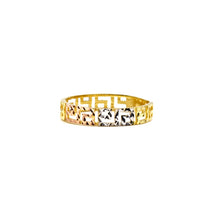 Real Gold 3 Color Imperial Greek Maze Ring (Size 5) 6495-TC R2901