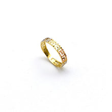 Real Gold 3 Color Imperial Greek Maze Ring (Size 5) 6495-TC R2901