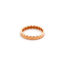 Real Gold Hexagon Rose Gold Ring 0400 (Size 7) R2920