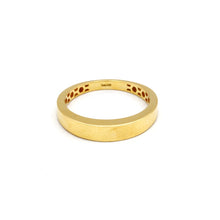 Real Gold Matte Finish Classic Band Ring (Size 8) 0900 R2945