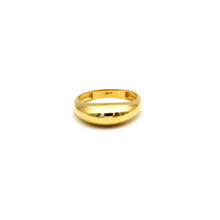 Real Gold Oval Dome Ring (Size 8) 0173 R2949