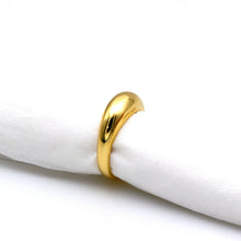 Real Gold Oval Dome Ring (Size 8) 0173 R2949