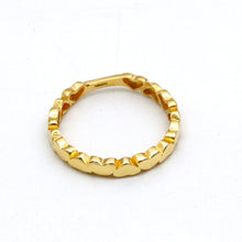 Real Gold Linked Hearts Band Ring (Size 5) 1097 R2960