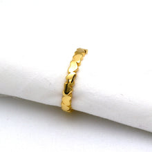 Real Gold Linked Hearts Band Ring (Size 5) 1097 R2960