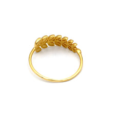 Real Gold Olive Leaf Branch Ring (Size 6) 0010 R2963