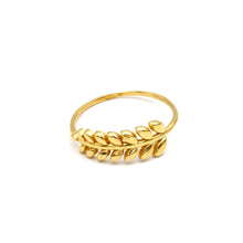 Real Gold Olive Leaf Branch Ring (Size 6) 0010 R2963