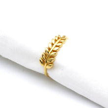 Real Gold Olive Leaf Branch Ring (Size 6) 0010 R2963