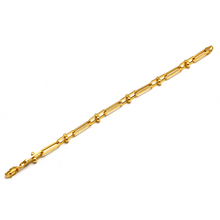Real Gold GZTF Beads Paper Clip Chain Bracelet 8581 (19 C.M) BR1575