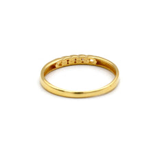 Real Gold Curb Chain Link Ring (Size 7) 0540 R2983