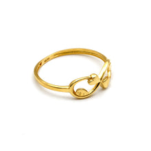 Real Gold Infinity Double Heart Ring (Size 8) 0082 R2990