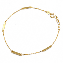 Real Gold 4 Plates Adjustable Size Bracelet 8205 BR1580