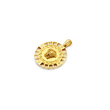 Real Gold Greek Medusa Maze Pendant 1352 P 2041