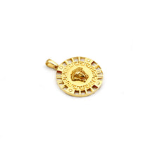 Real Gold Greek Medusa Maze Pendant 1352 P 2041
