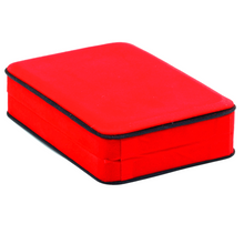  BOX1023 علبة القلادة مخملية حمراء