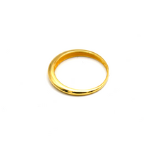 Real Gold Oval Dome Band Ring (Size 7) 0452 R2999