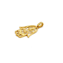 Real Gold Openwork Hamsa Hand Pendant 0050 P 2047