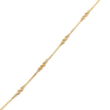 Real Gold Four Infinity Symbols Bracelet 1147 (19 C.M) BR1940