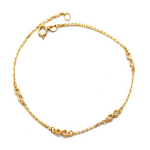 Real Gold Four Infinity Symbols Bracelet 1147 (19 C.M) BR1940