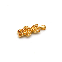 Real Gold 3D Teddy Bear Pendant 0503 P 2050