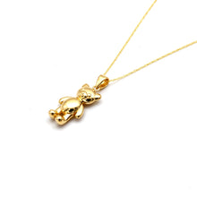 Real Gold 3D Teddy Bear Necklace 0503 CWP 2050