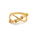 Real Gold GZTF Infinity Chain Link Ring 7435 (Size 5) R3026