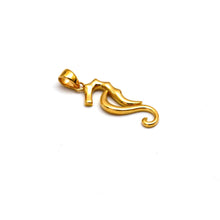 Real Gold Seahorse Pendant 2106 P 2062