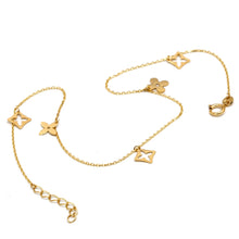 Real Gold Clover Charm Anklet (25 C.M) 0544 A1361