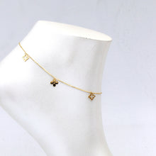 Real Gold Clover Charm Anklet (25 C.M) 0544 A1361