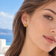 Real Gold 4 Ring Small Earring Set 8120 With Pendant 9809 And Chain SET1066