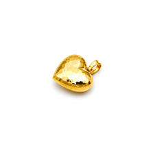 Real Gold 3D Glittering Heart Sparkle Pendant 5281 / 3 P 2037