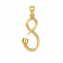 Real Gold Musical Melody Note Pendant 2256 P 2034