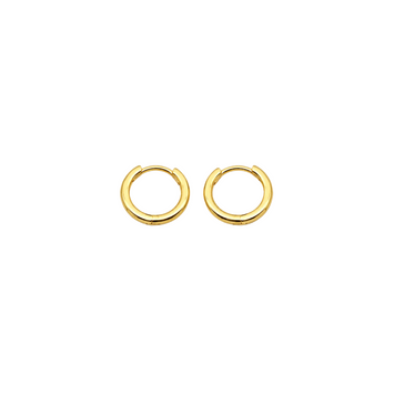 Real Gold Round Small Helix Piercing Earring Set 2113 E1739