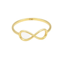 Real Gold Plain Infinity Ring (Size 8) - Model 1377 R2593