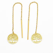 طقم أقراط بيضاوية فاخرة من الذهب الحقيقي موديل 0095 E 1853