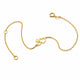 Real Gold Twin Heart Charm Adjustable Size Bracelet (16+3 = 19 CM) 1474 BR1928