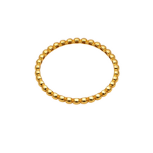Real Gold Plain Bubble Ring 5834 (Size 5.5) R1975